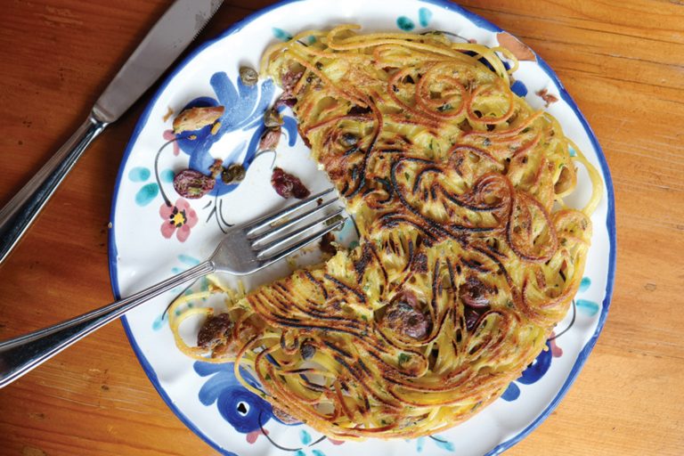 Frittata di Pasta David Rocco